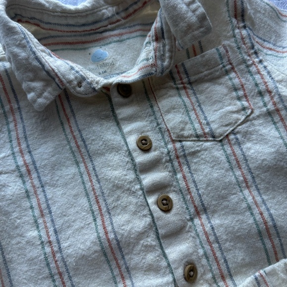 Cloud Island (Target) 0–3M Baby Boy Stripe Shirt & Shorts Set – Never Worn - Picture 2 of 7